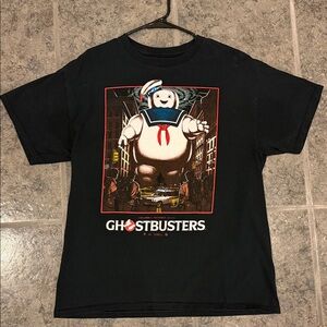 Ghostbusters Black Graphic T-Shirt